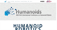 Desktop Screenshot of humanoid-robotics.org